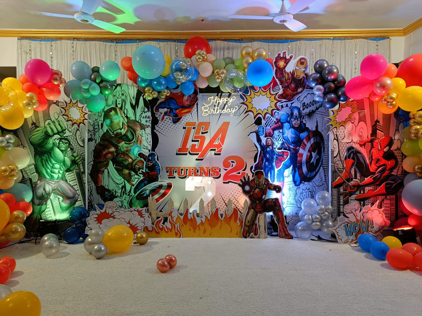 Ultimate Avengers Theme Birthday Decoration - PARTYFOXX