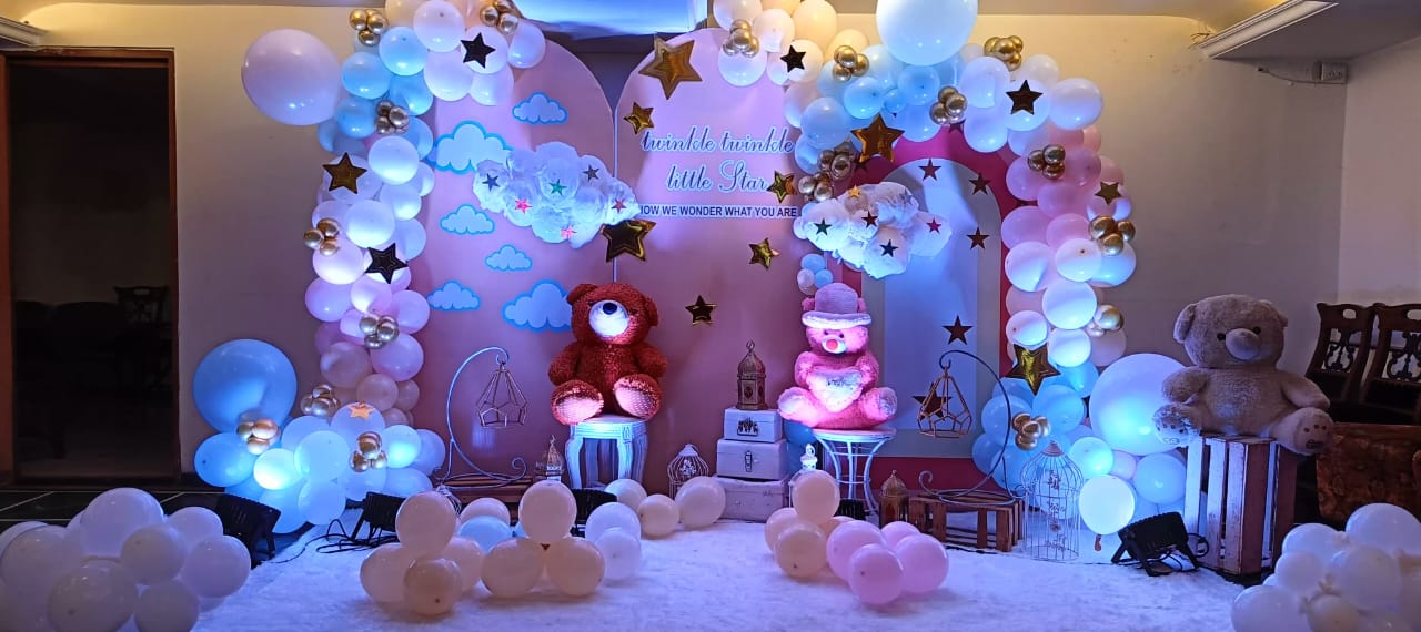 Baby Shower Decoration Pastel Backdrop