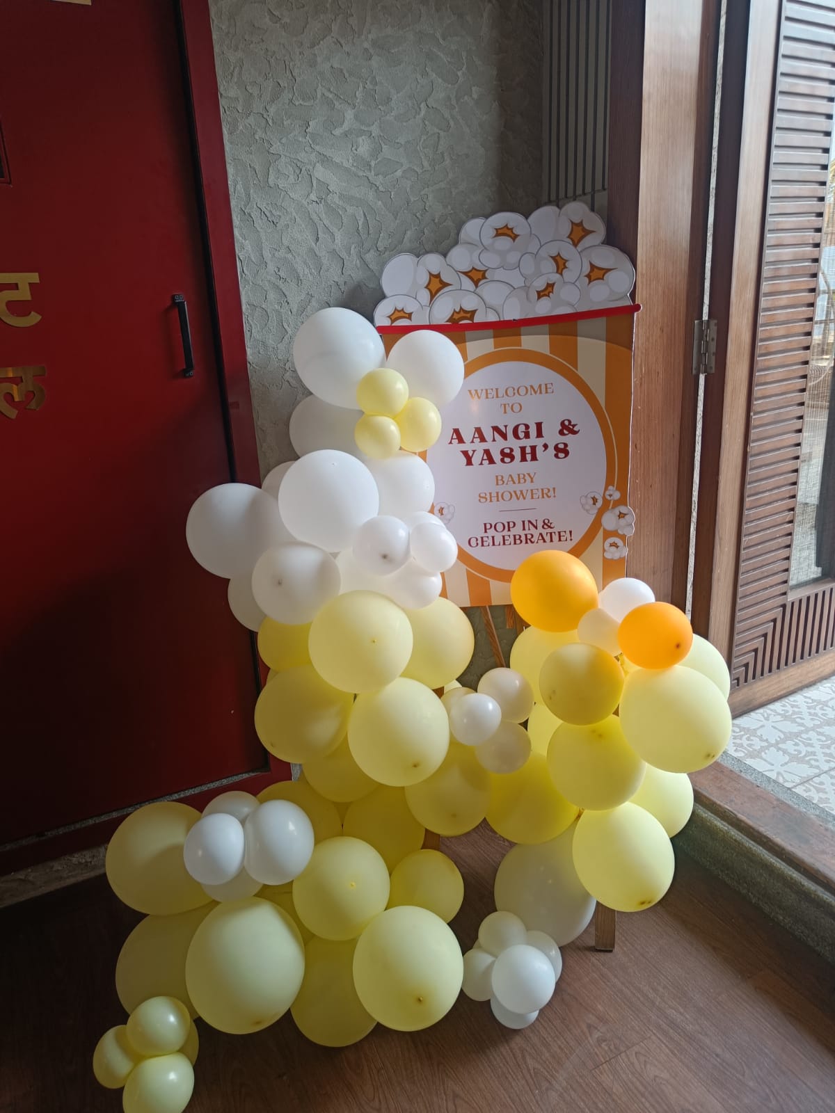 Pastel Yellow “Ready to Pop” Baby Shower Decoration - PARTYFOXX