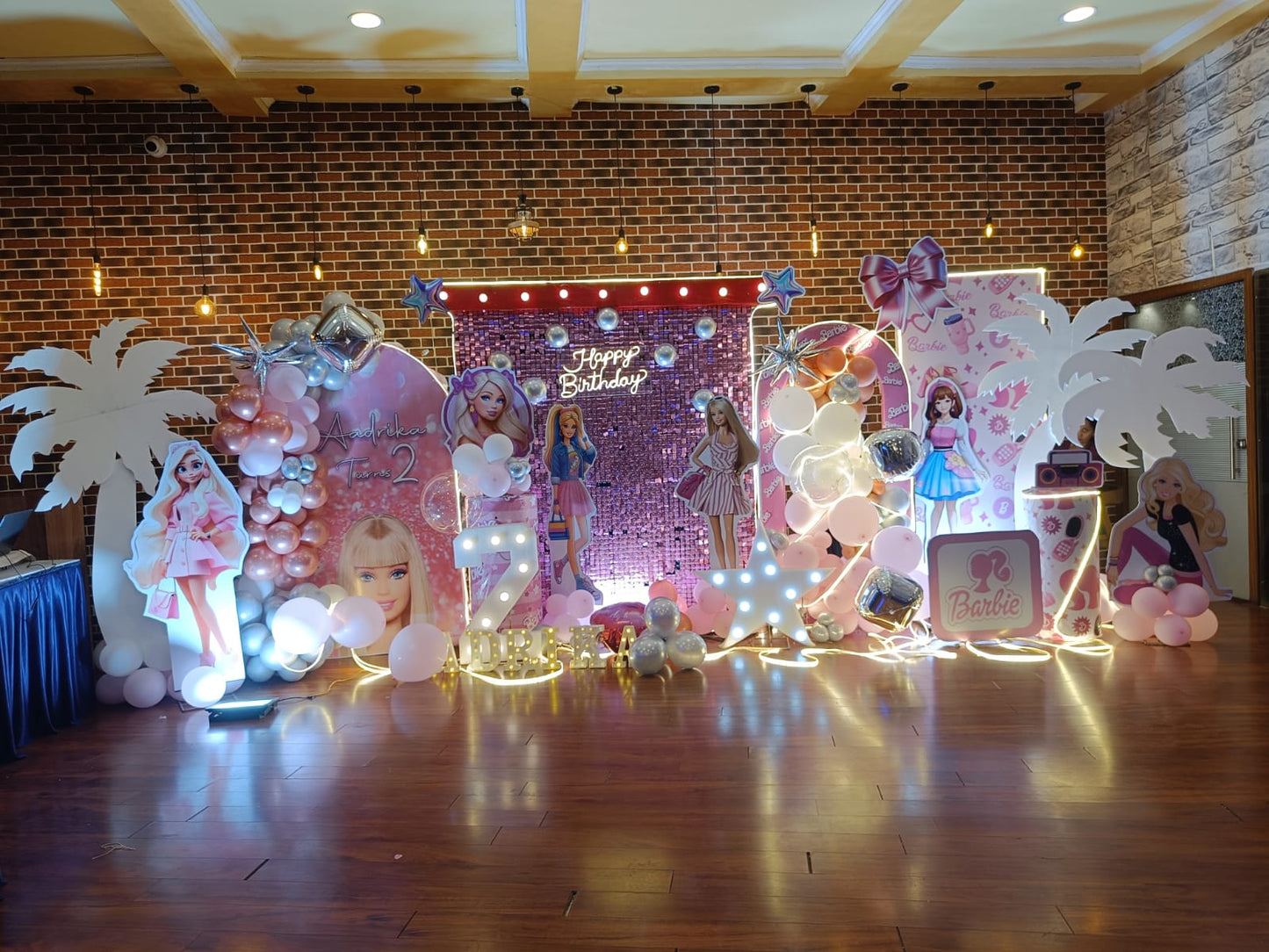 Barbie Glam Theme Luxury Birthday Decoration - PARTYFOXX
