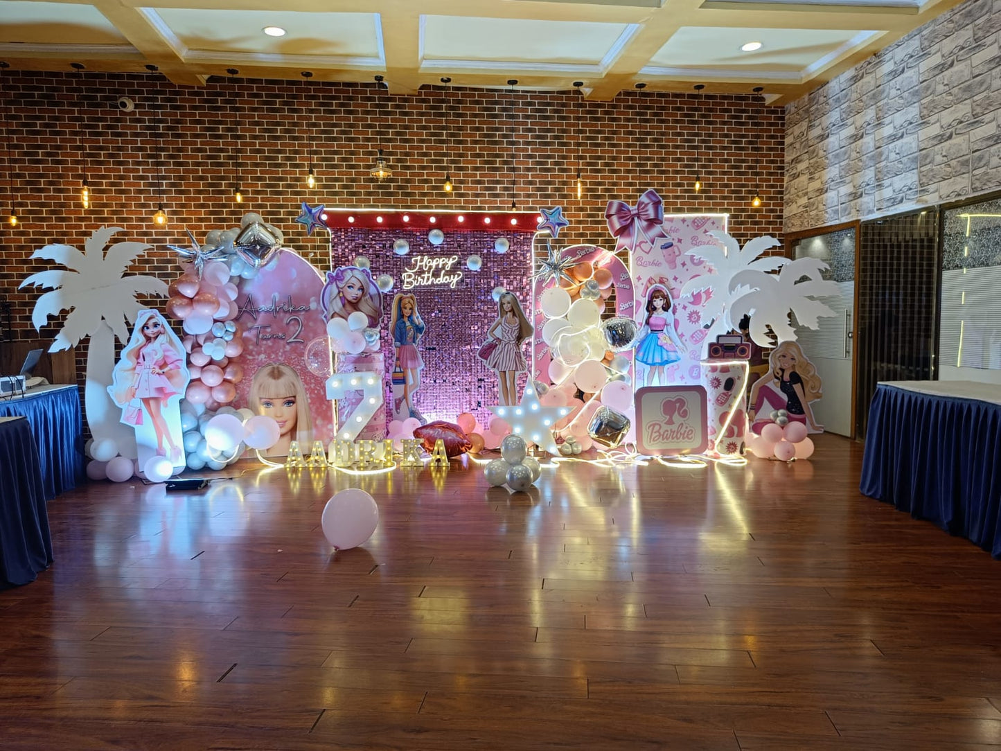 Barbie Glam Theme Luxury Birthday Decoration - PARTYFOXX