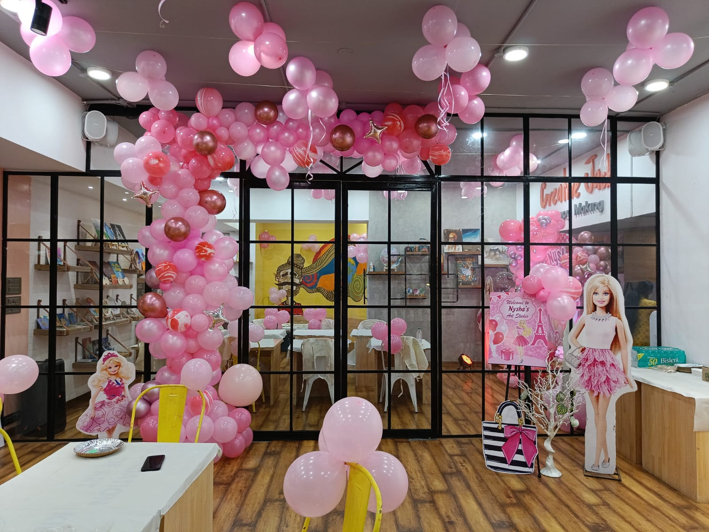 Barbie Theme Ring Birthday Decoration for Kids - PARTYFOXX