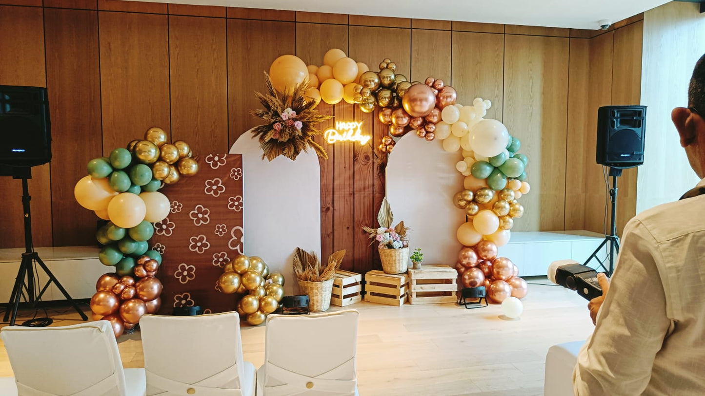 Boho Rustic Theme Birthday Decoration - PARTYFOXX