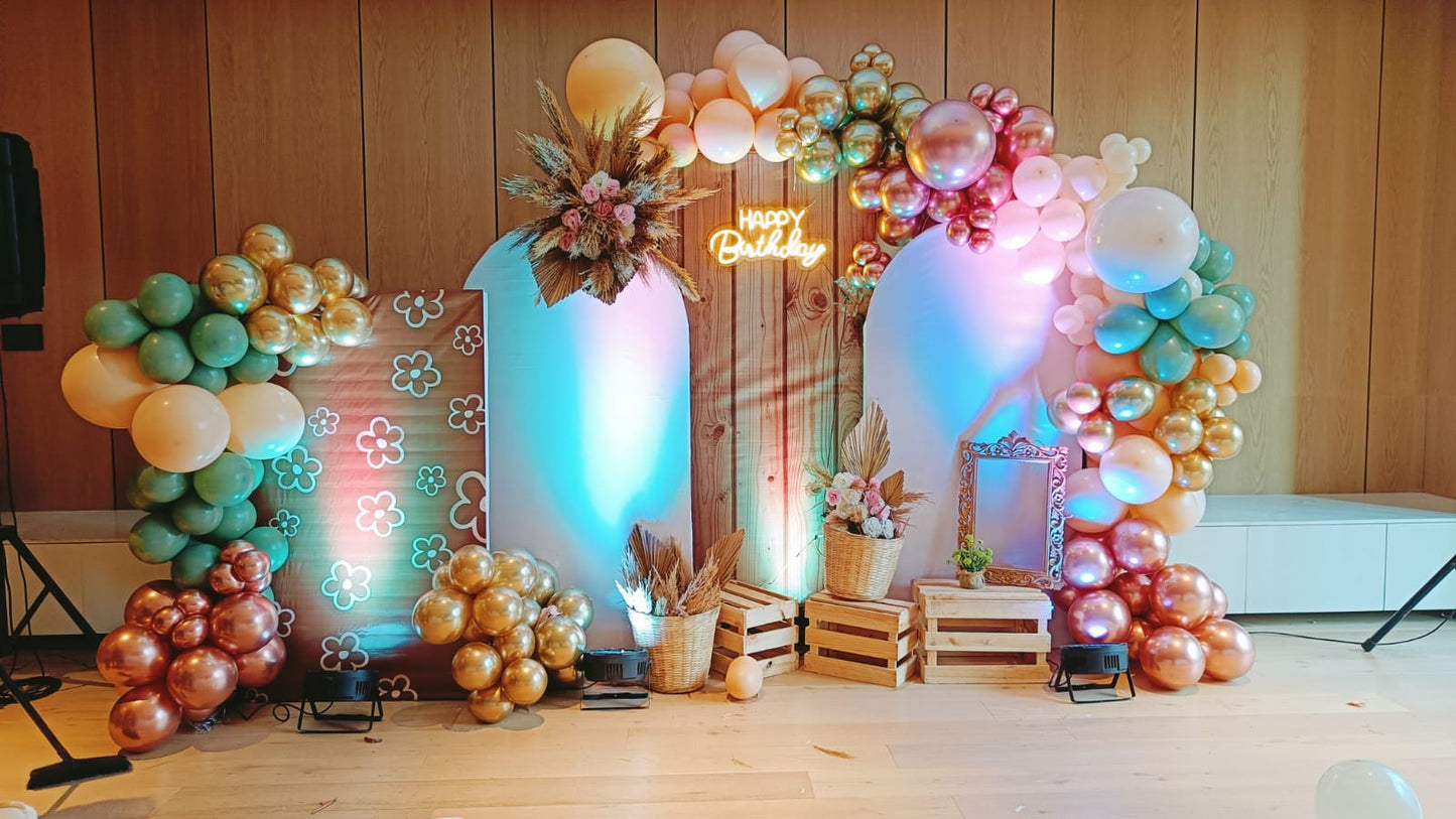 Boho Rustic Theme Birthday Decoration - PARTYFOXX