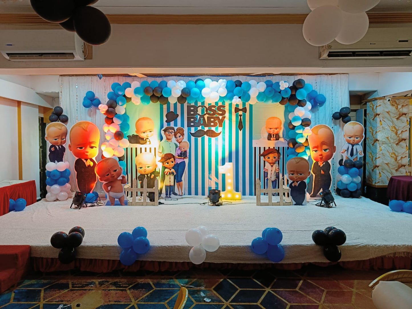 Boss Baby Theme Birthday Decoration for toddlers - PARTYFOXX