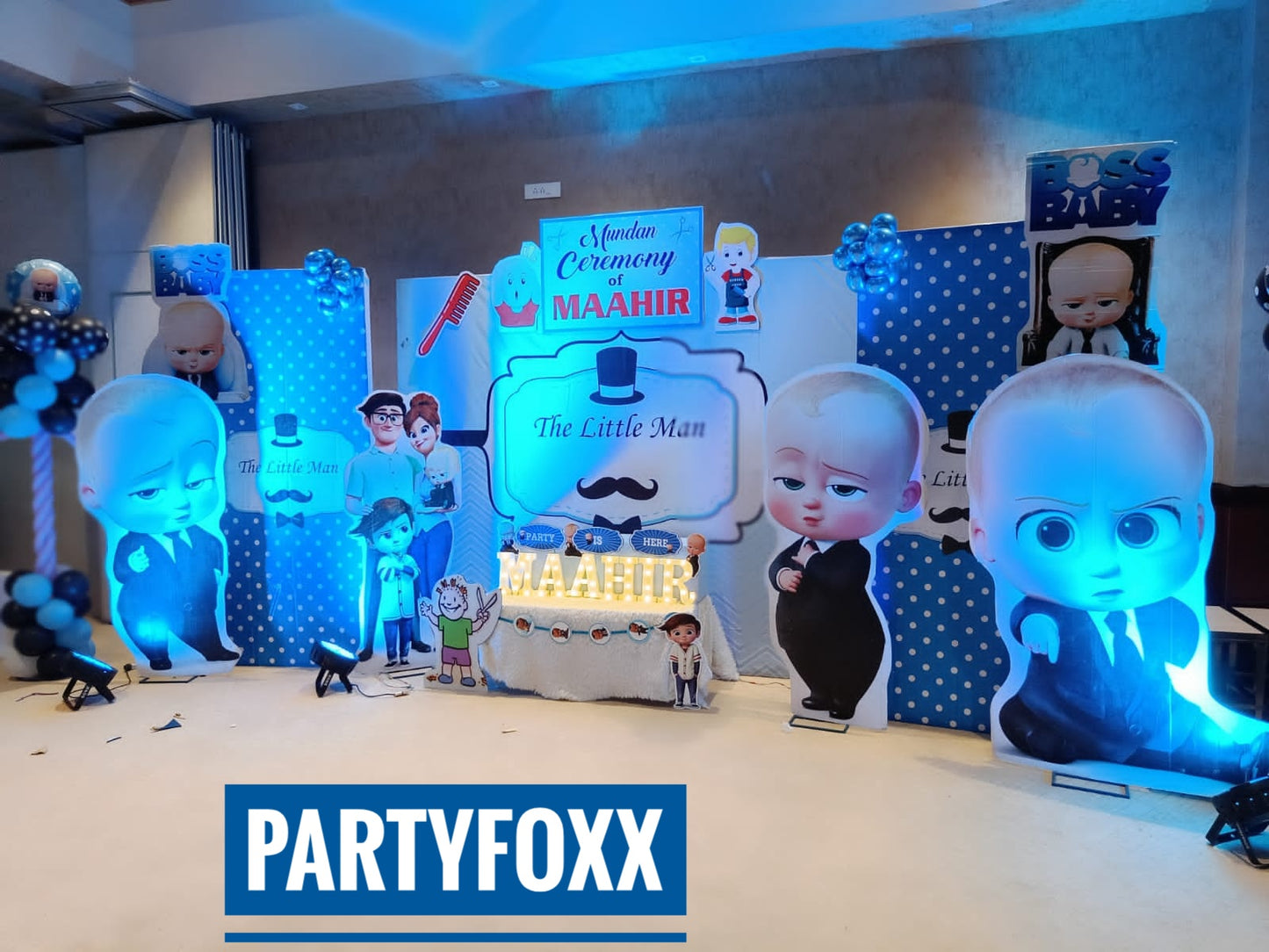 Boss Baby Theme Decoration – The Little Man Special - PARTYFOXX