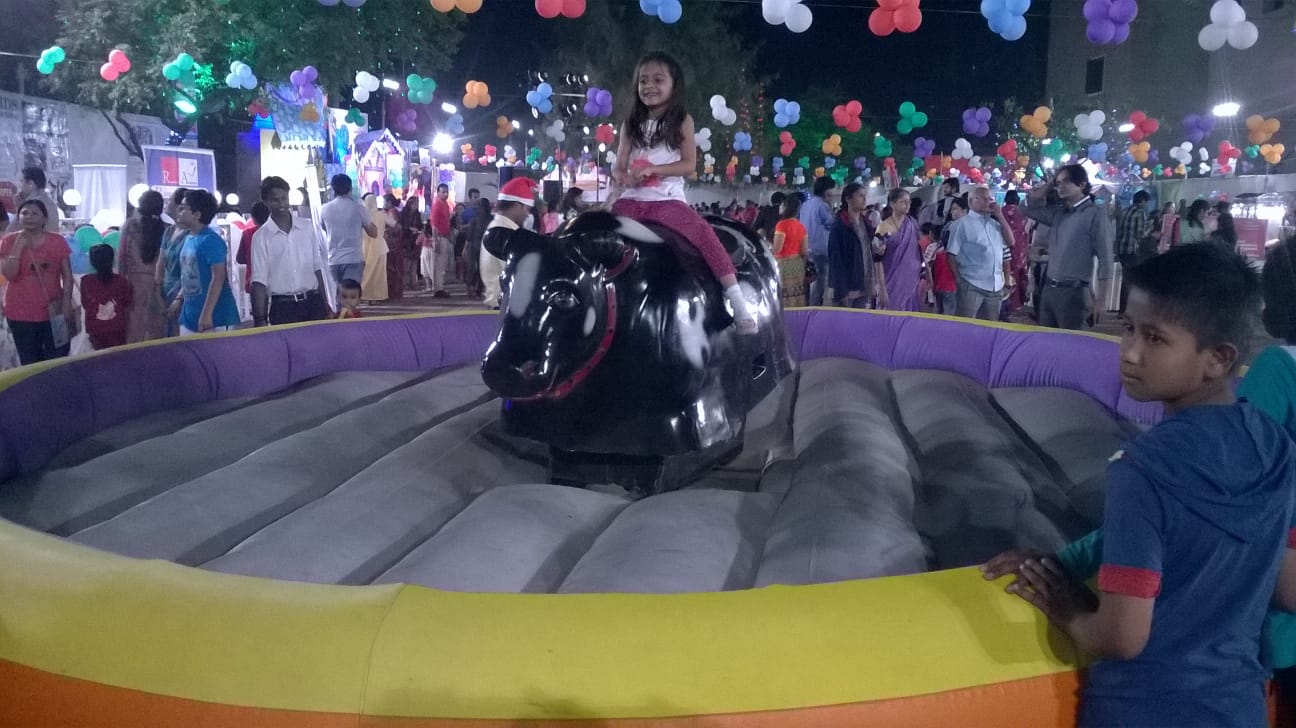 Bull Ride Inflatable for Kids - PARTYFOXX
