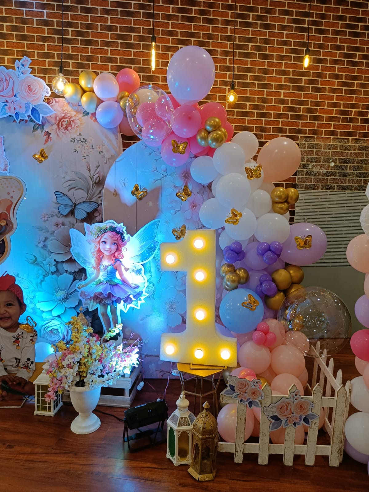 Butterfly Theme Birthday Decoration for Girls - PARTYFOXX
