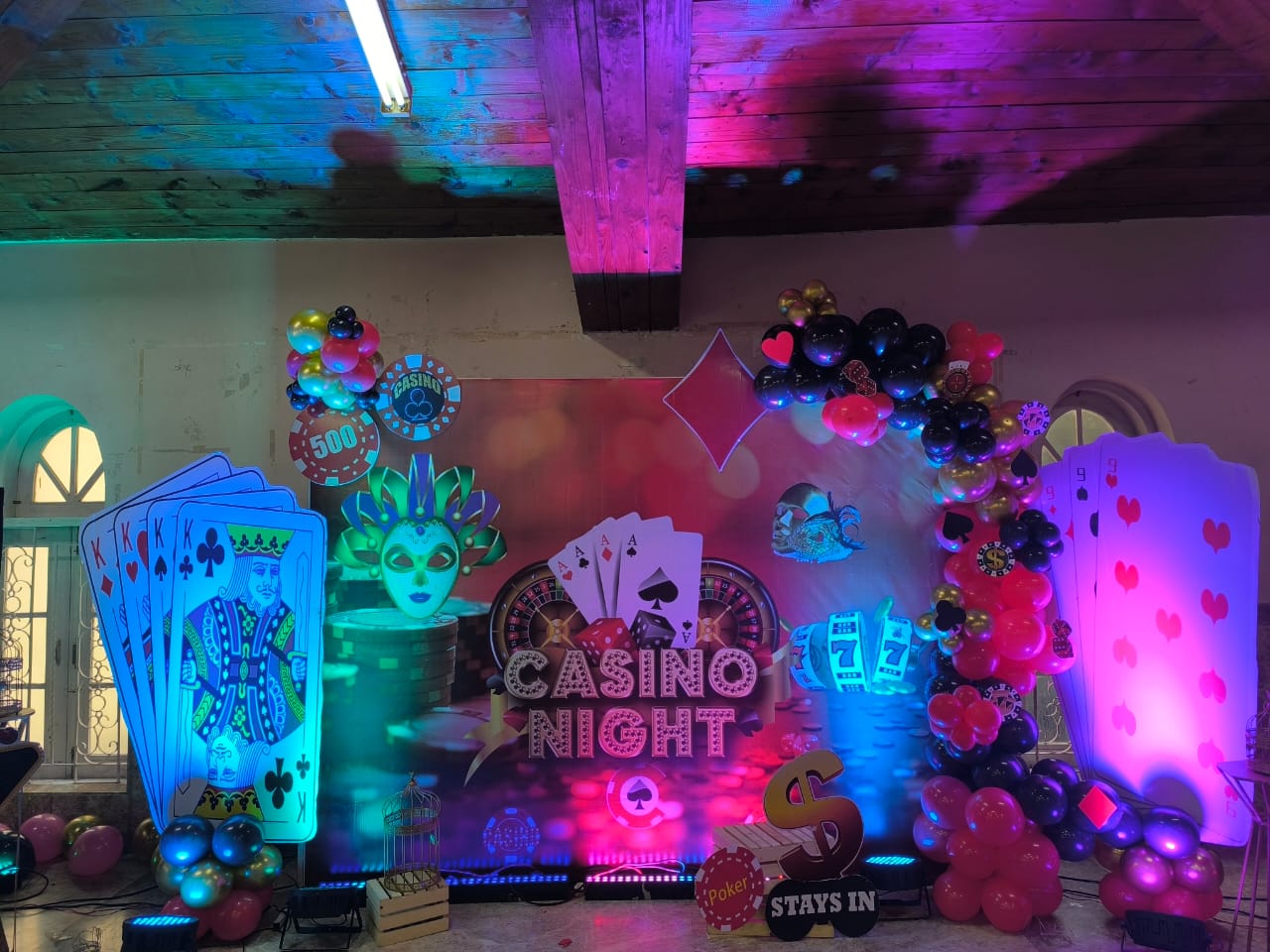 Casino Night Theme Party Decoration - PARTYFOXX