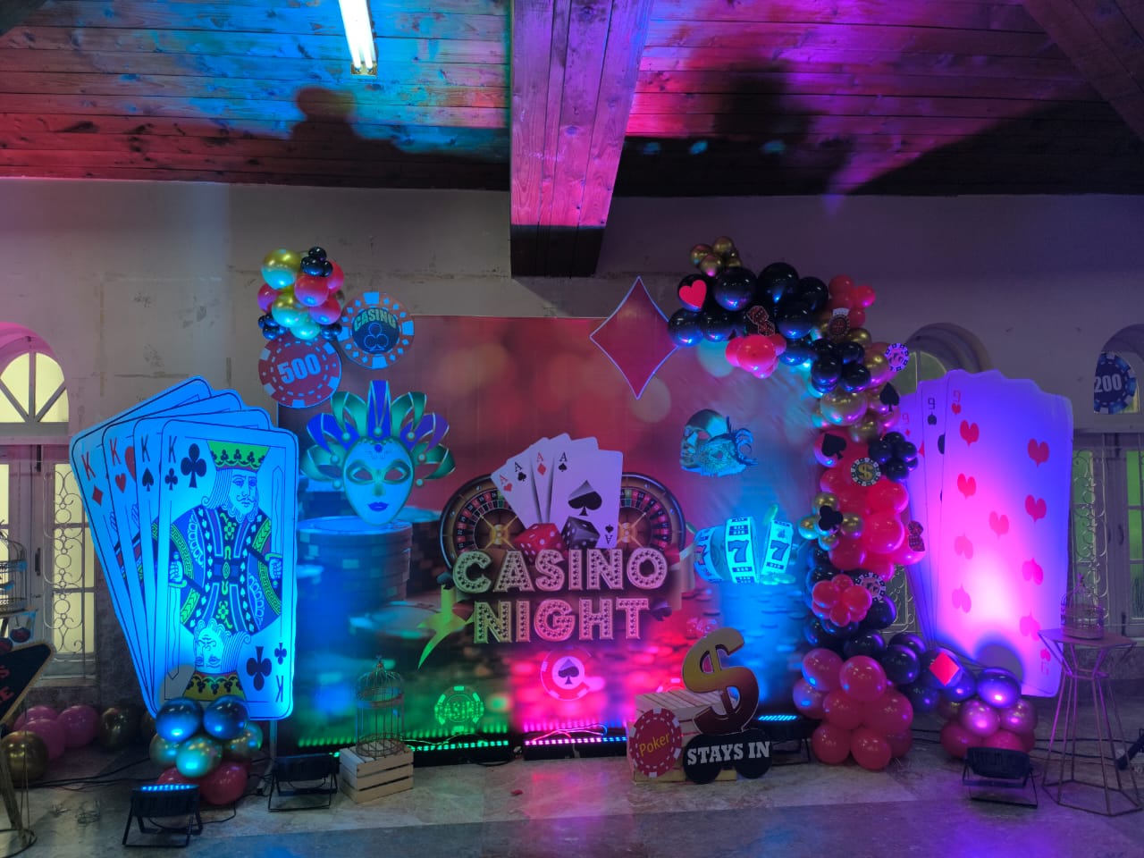 Casino Night Theme Party Decoration - PARTYFOXX