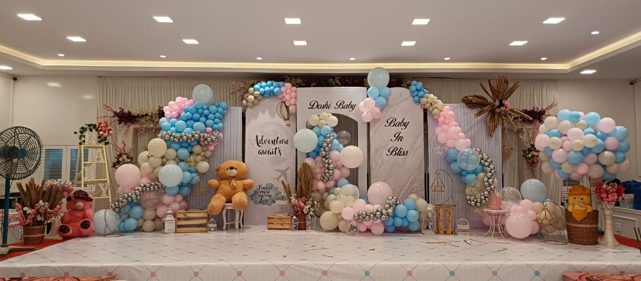 Premium Pastel Baby Shower Decoration – Adventure Awaits Theme