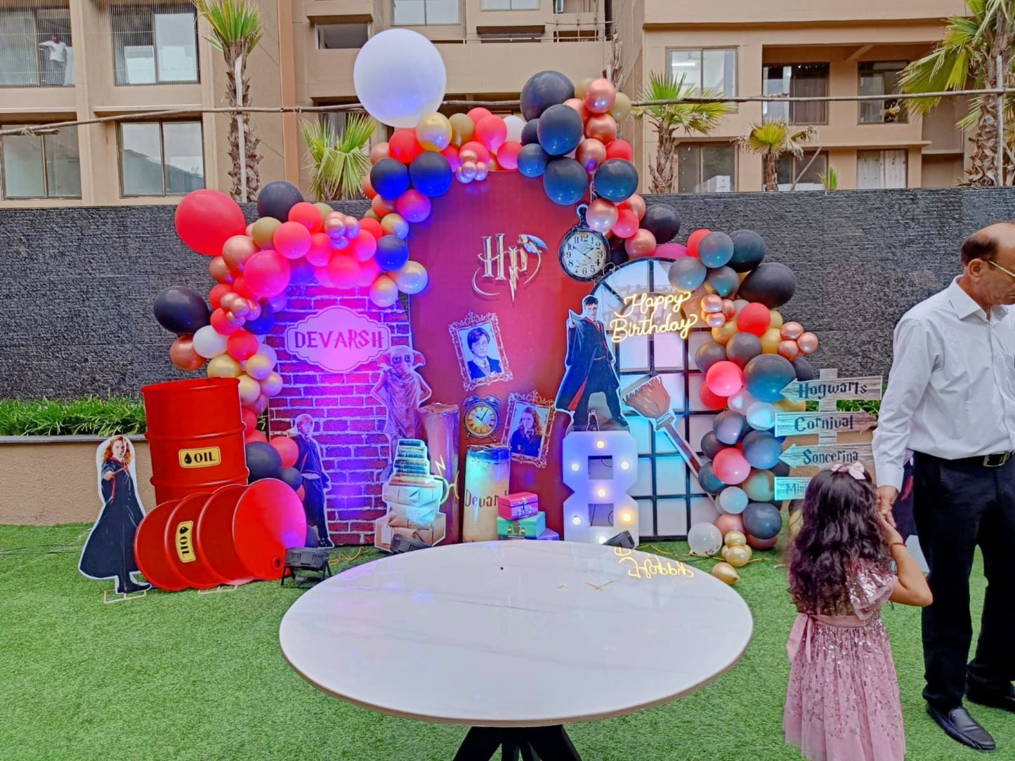 Harry Potter Theme Birthday Decoration – Magical Setup - PARTYFOXX