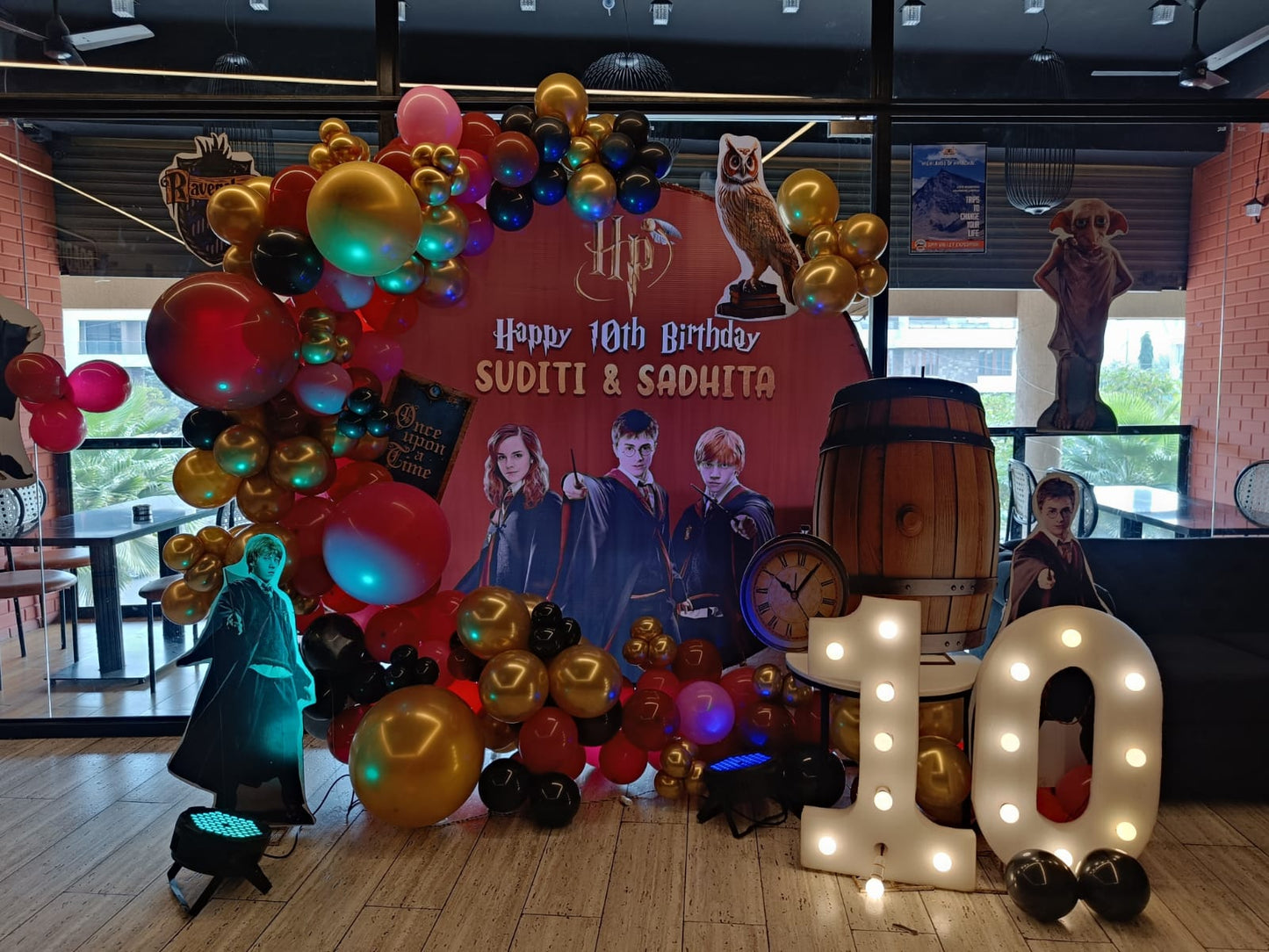 Harry Potter Theme Ring Birthday Decoration - PARTYFOXX