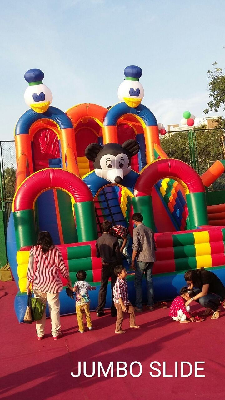 Jumbo Bouncy Slider Inflatable - PARTYFOXX