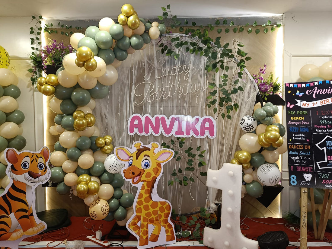 Jungle Theme Baby Animal Ring Setup - PARTYFOXX