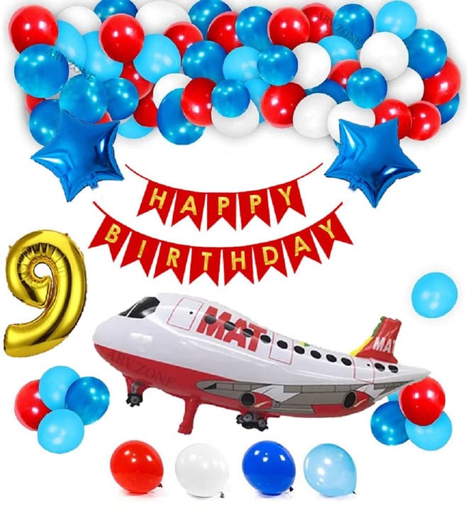 Birthday Decoration Kit — Planes Theme - PARTYFOXX