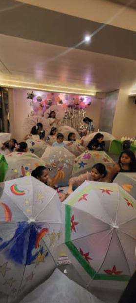 Umbrella Painting Activity - PARTYFOXX
