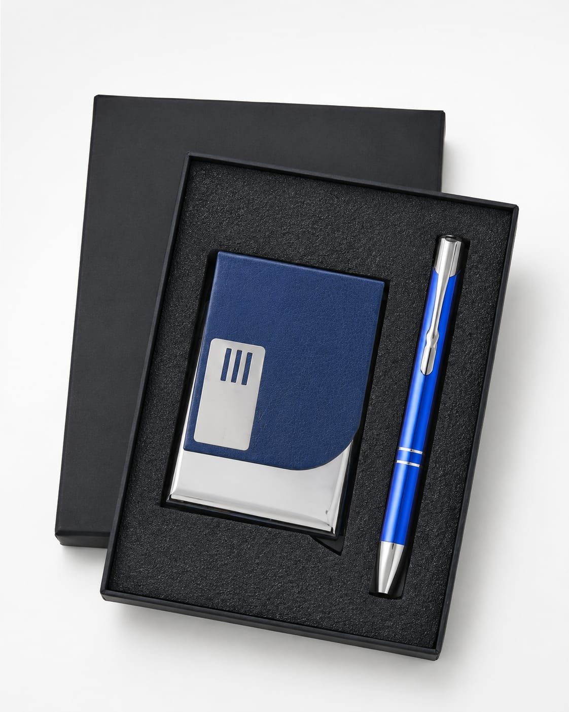 Premium Card Holder & Pen Gift Set