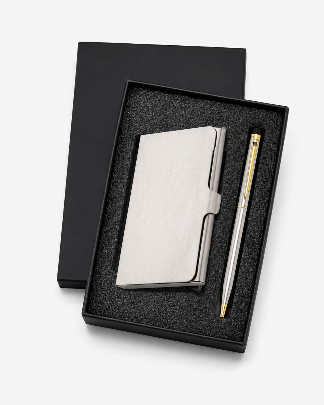 Premium Card Holder & Pen Gift Set