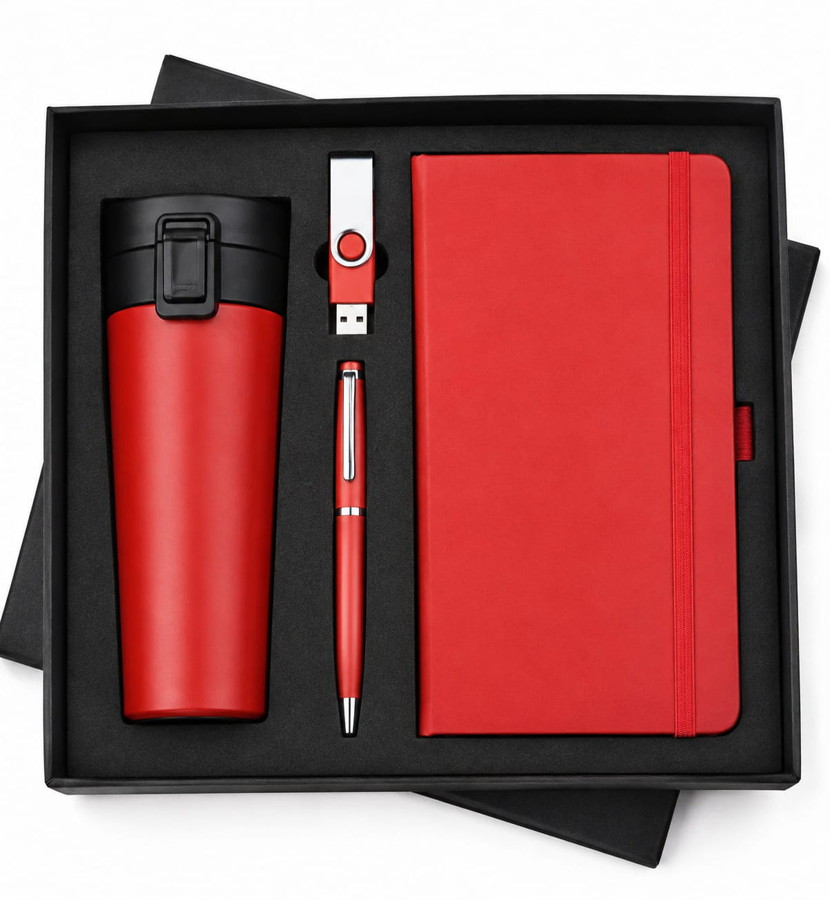 Flip Cup, Pen Drive & Elastic Diary Set - PARTYFOXX