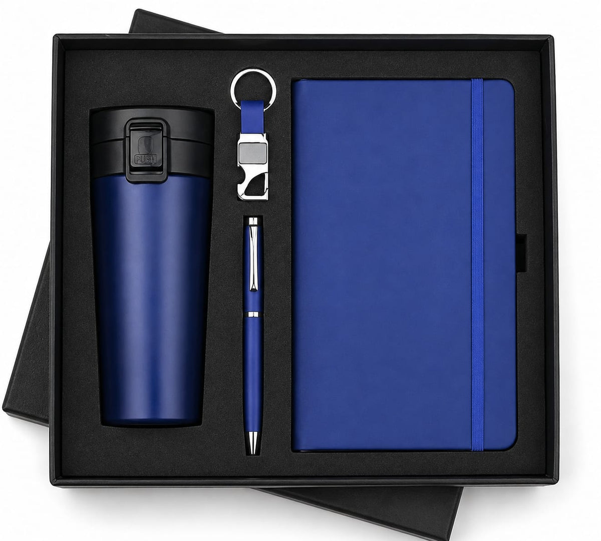 Flip Cup, Keychain & Elastic Diary Set - PARTYFOXX