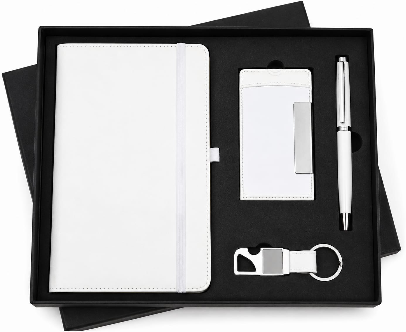 Cardholder & Elastic Diary Corporate Gift Set