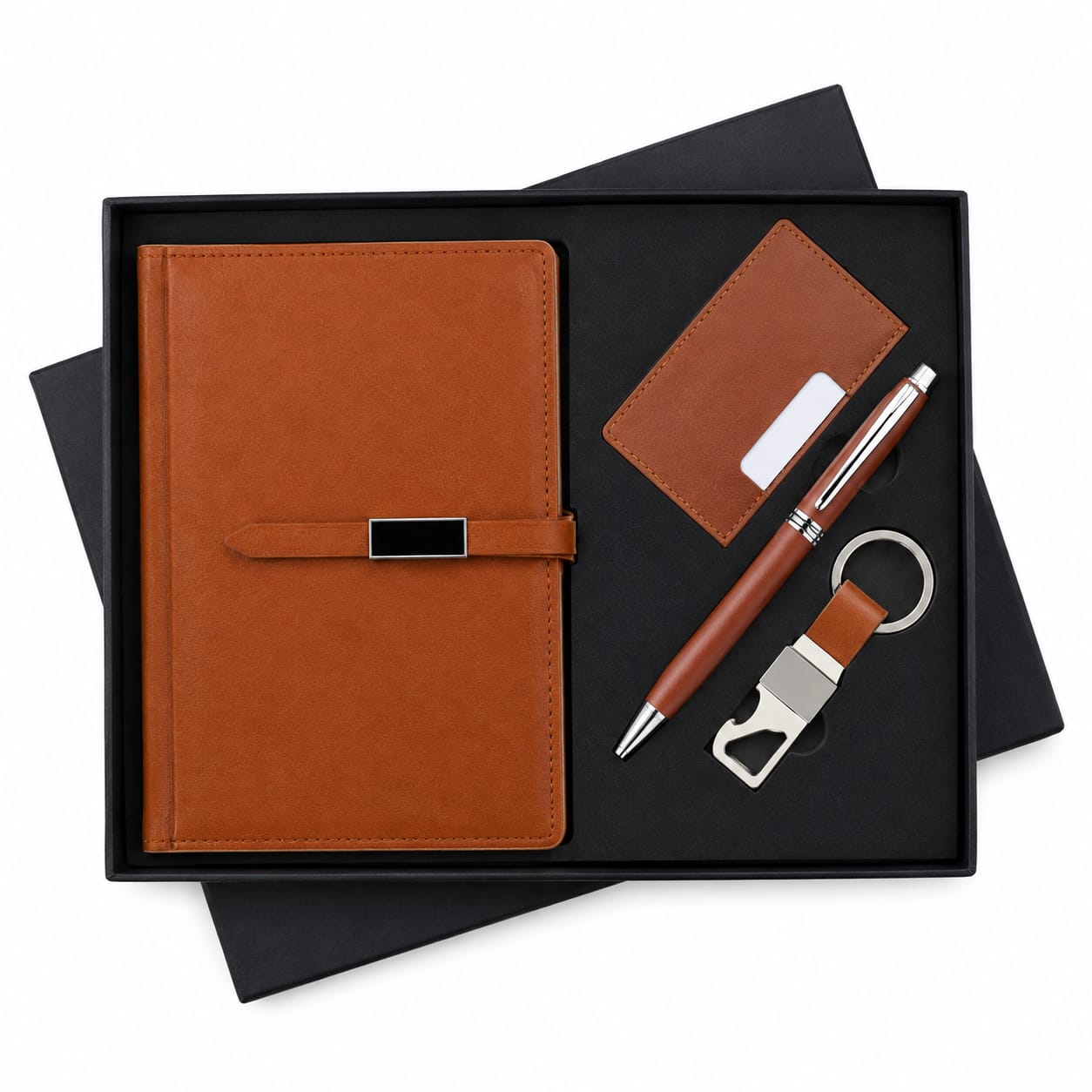 Cardholder & Slim Flip Magnet Diary Corporate Gift Set