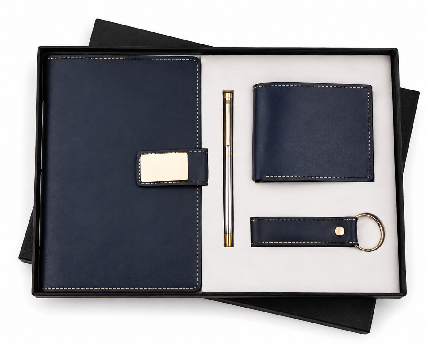 Magnet Diary, Keychain, Purse & Pen Corporate Gift Set