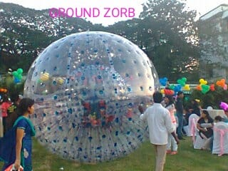 Human Ground Zorb for Parties & Events