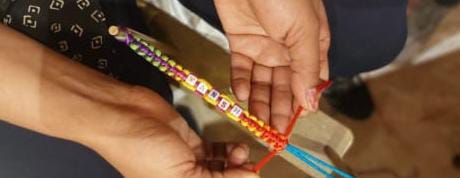 Bead Keychain Making Activity - PARTYFOXX
