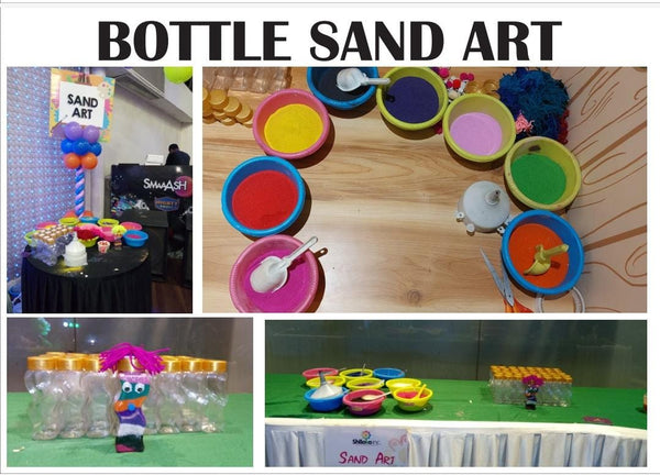 Bottle Sand Art Activity for Kids - PARTYFOXX