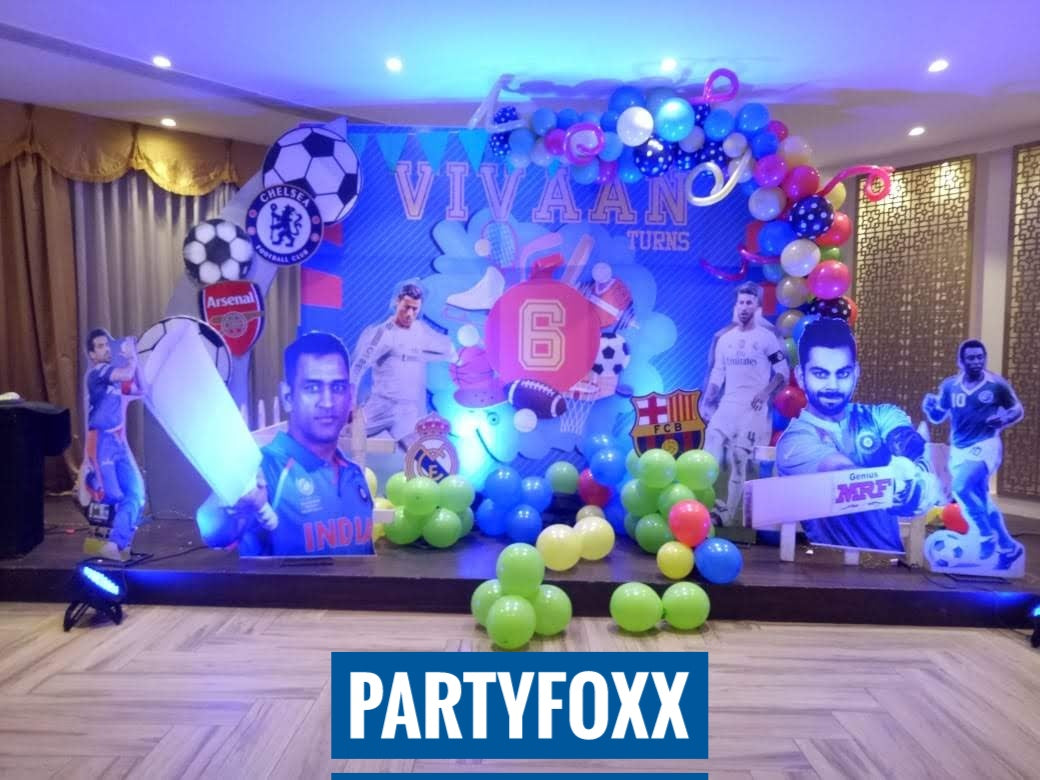 Cricket Theme Birthday Decoration - PARTYFOXX