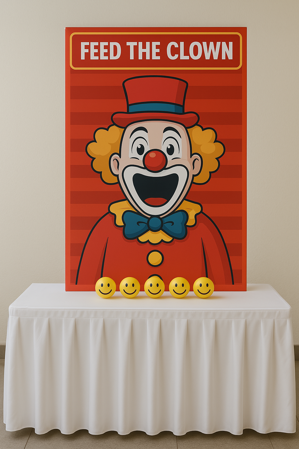 Feed the Clown Game Stall - PARTYFOXX