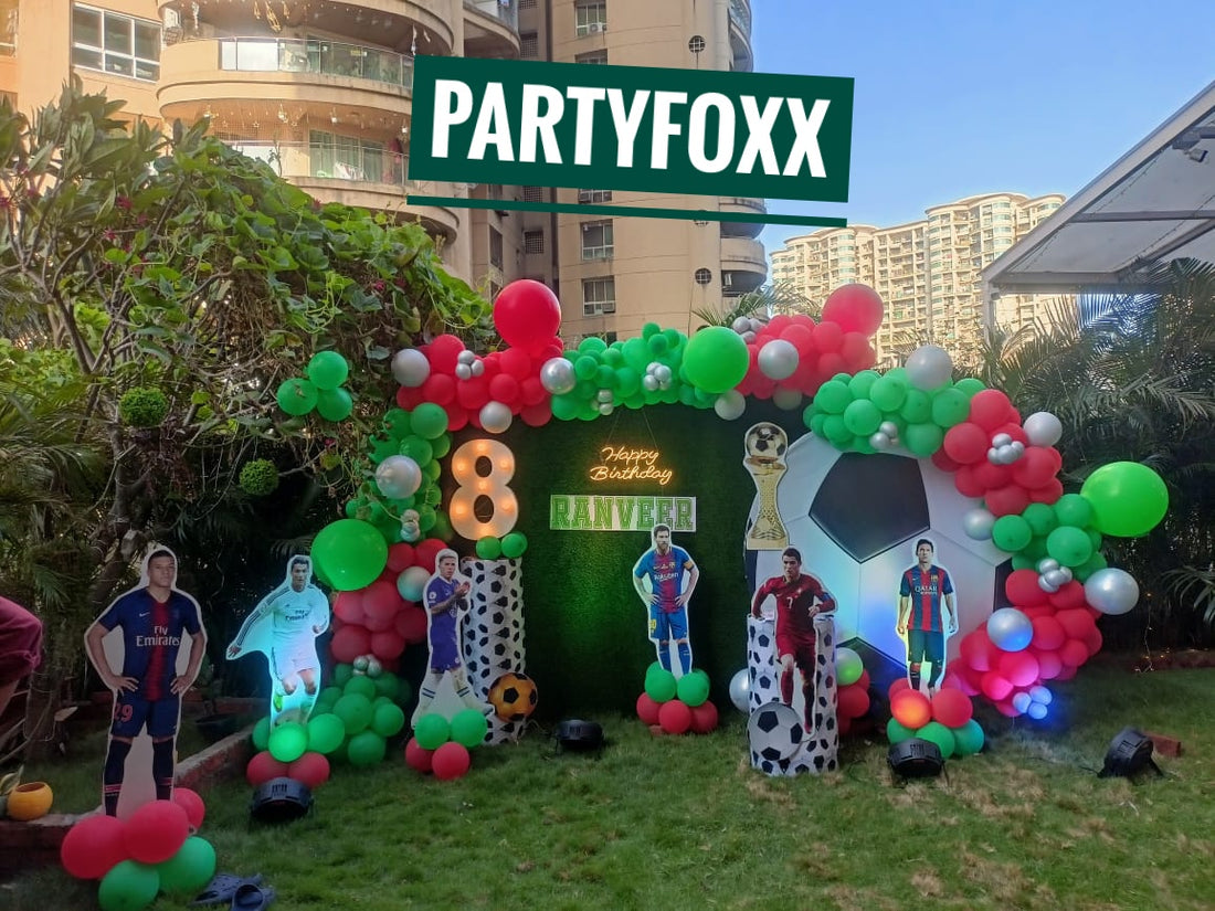 Football Theme Birthday Decoration - PARTYFOXX