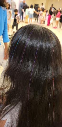 Customised Hair Tinsel Activity - PARTYFOXX