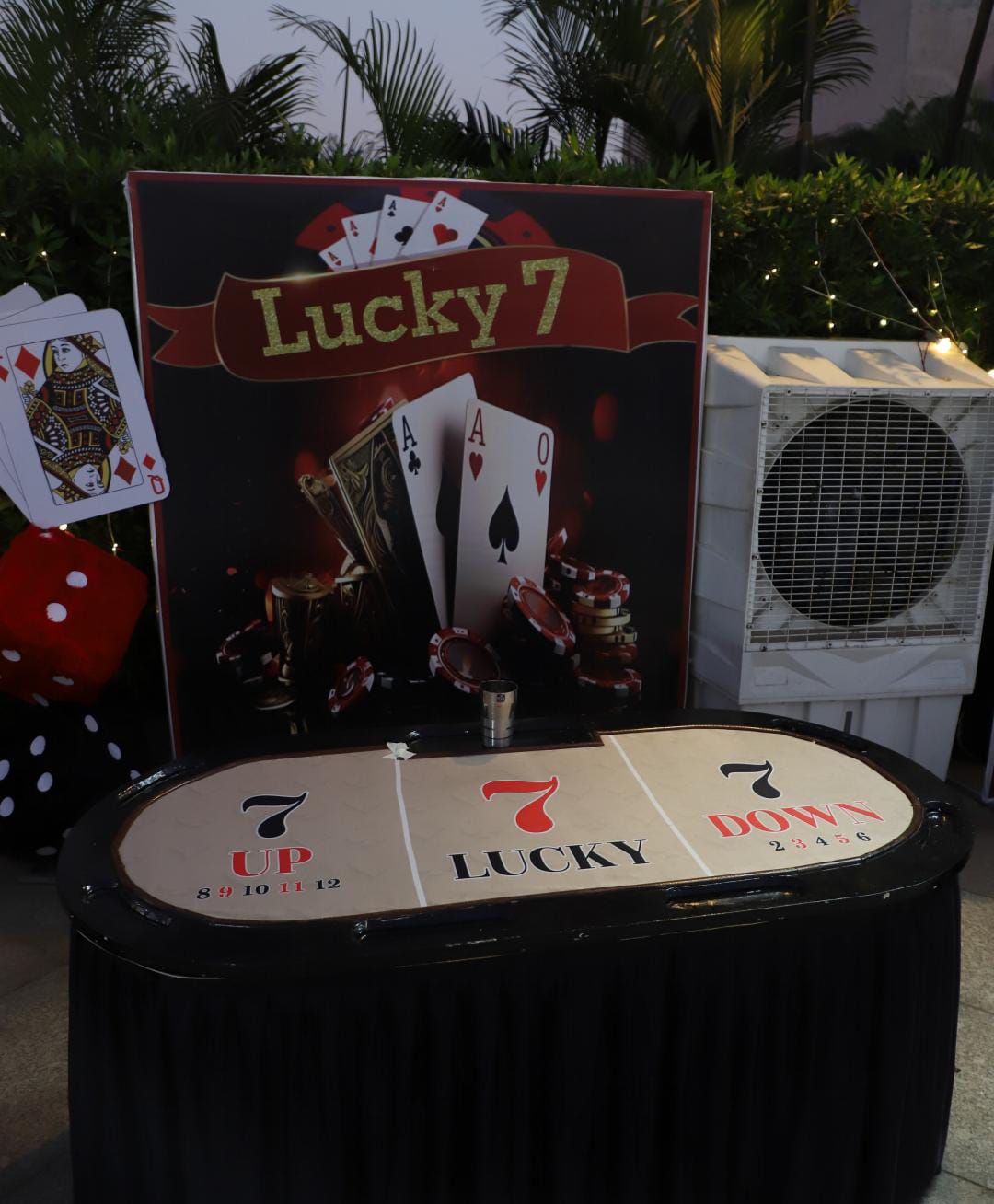 Casino Table Lucky 7 for Parties & Events - PARTYFOXX