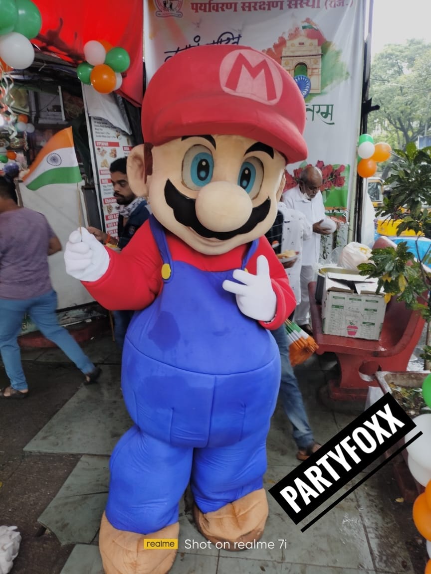 Mario Mascot for Parties & Events