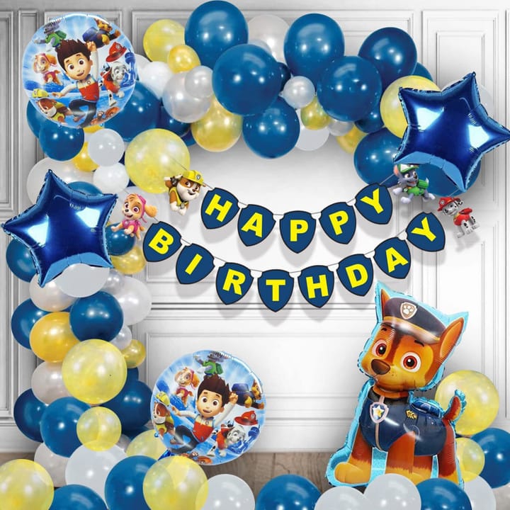 Birthday Decoration Kit — Paw Patrol Theme - PARTYFOXX