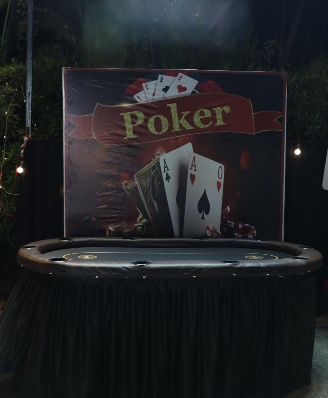 Casino Table Poker for Parties & Events