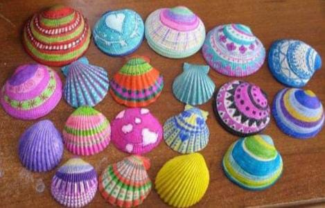 Shell Painting Activity - PARTYFOXX