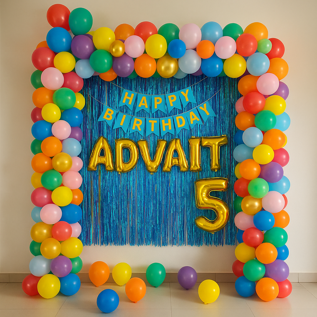 Basic Balloon Decoration – Home Setup