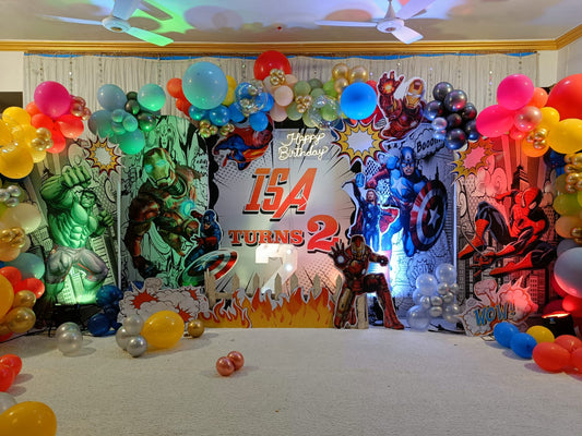 Ultimate Avengers Theme Birthday Decoration - PARTYFOXX 
