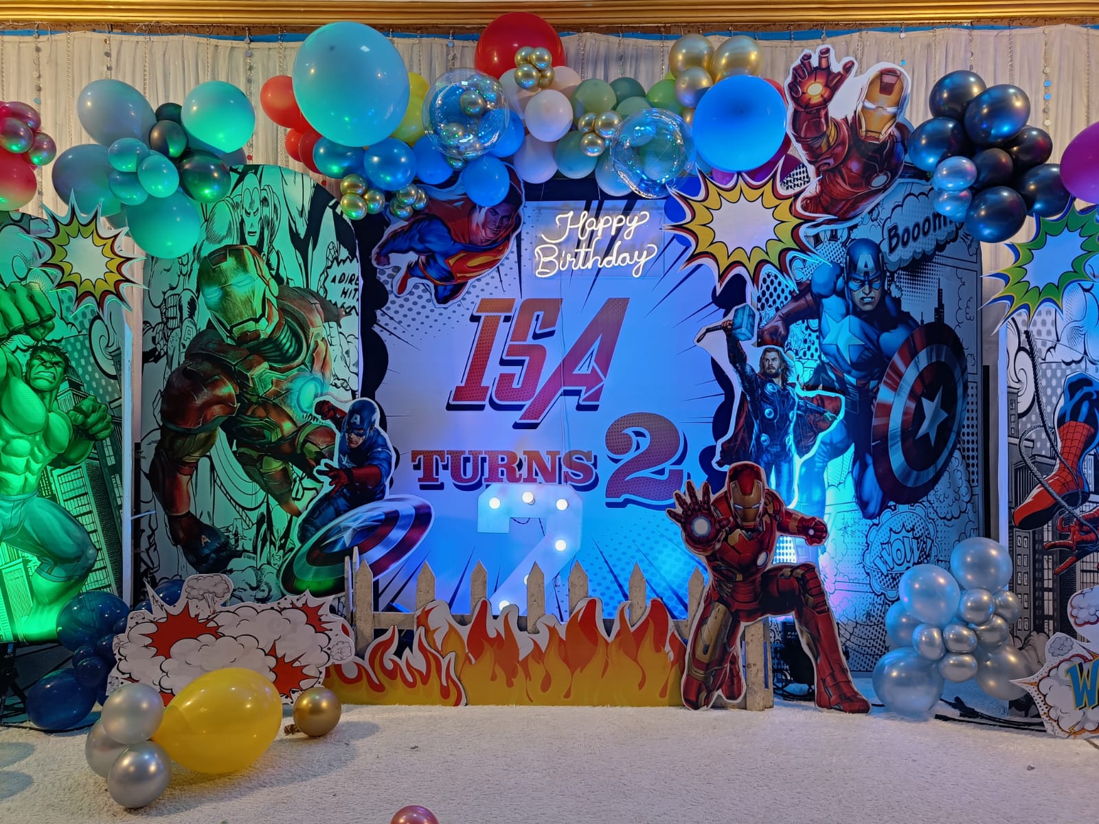 Ultimate Avengers Theme Birthday Decoration - PARTYFOXX 