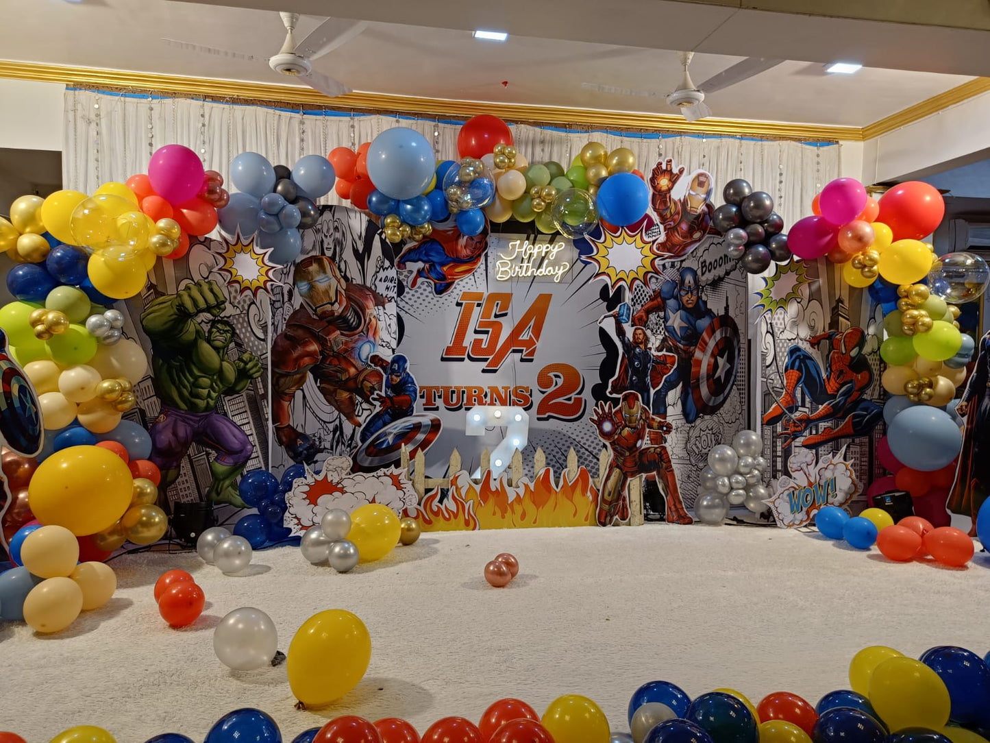 Ultimate Avengers Theme Birthday Decoration - PARTYFOXX 