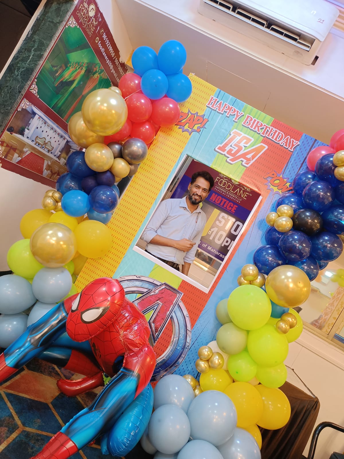Ultimate Avengers Theme Birthday Decoration - PARTYFOXX 