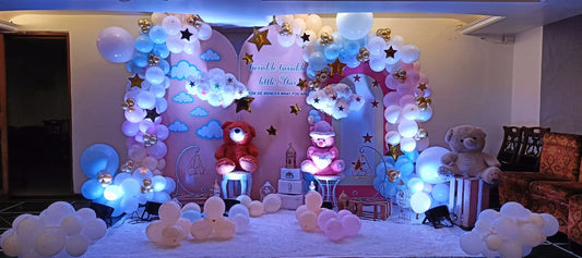 Baby Shower Decoration Pastel Backdrop