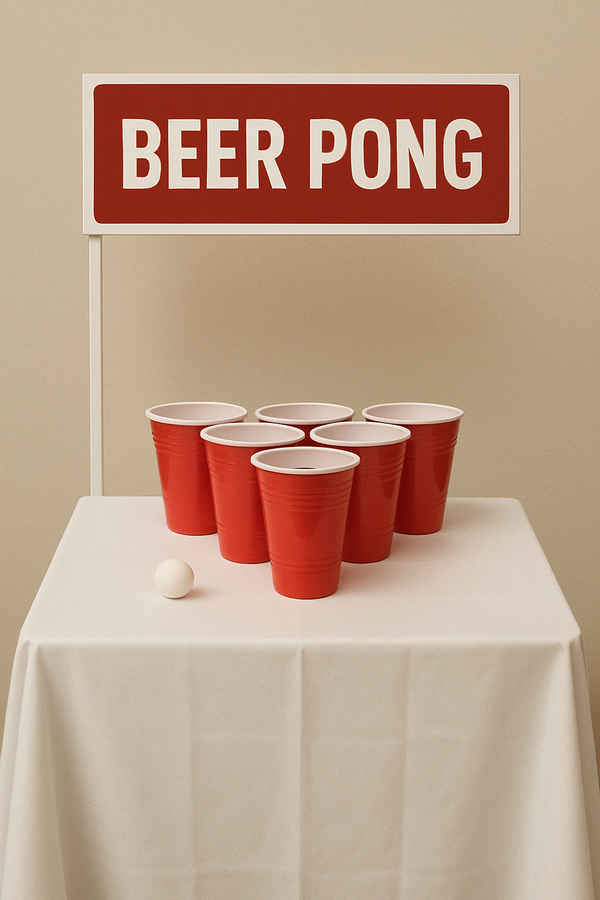 Beer Pong Game Stall - PARTYFOXX 