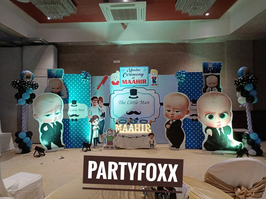 Boss Baby Theme Decoration – The Little Man Special - PARTYFOXX 