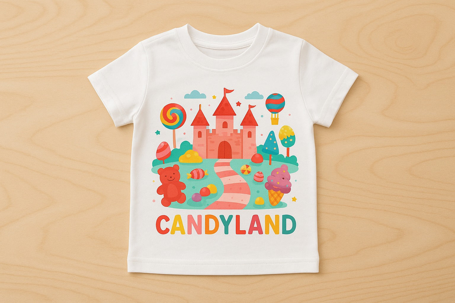 Custom Candyland Theme Kids T-Shirts – Corporate Gifts - PARTYFOXX 