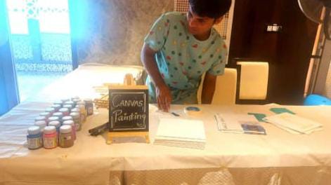 Canvas Painting Activity - PARTYFOXX 